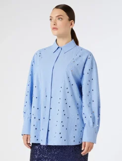 Marina Rinaldi Camicie & Bluse | Camicie & Bluse*Camicia in popeline ricamato AVIO