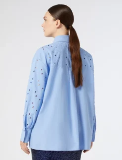 Marina Rinaldi Camicie & Bluse | Camicie & Bluse*Camicia in popeline ricamato AVIO