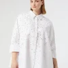 Marina Rinaldi Camicie & Bluse | Camicie & Bluse*Camicia in popeline sangallo BIANCO