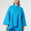 Marina Rinaldi Camicie & Bluse | Camicie & Bluse*Camicia in popeline sangallo TURCHESE