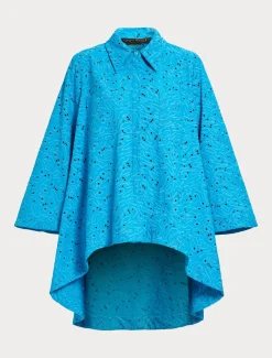 Marina Rinaldi Camicie & Bluse | Camicie & Bluse*Camicia in popeline sangallo TURCHESE