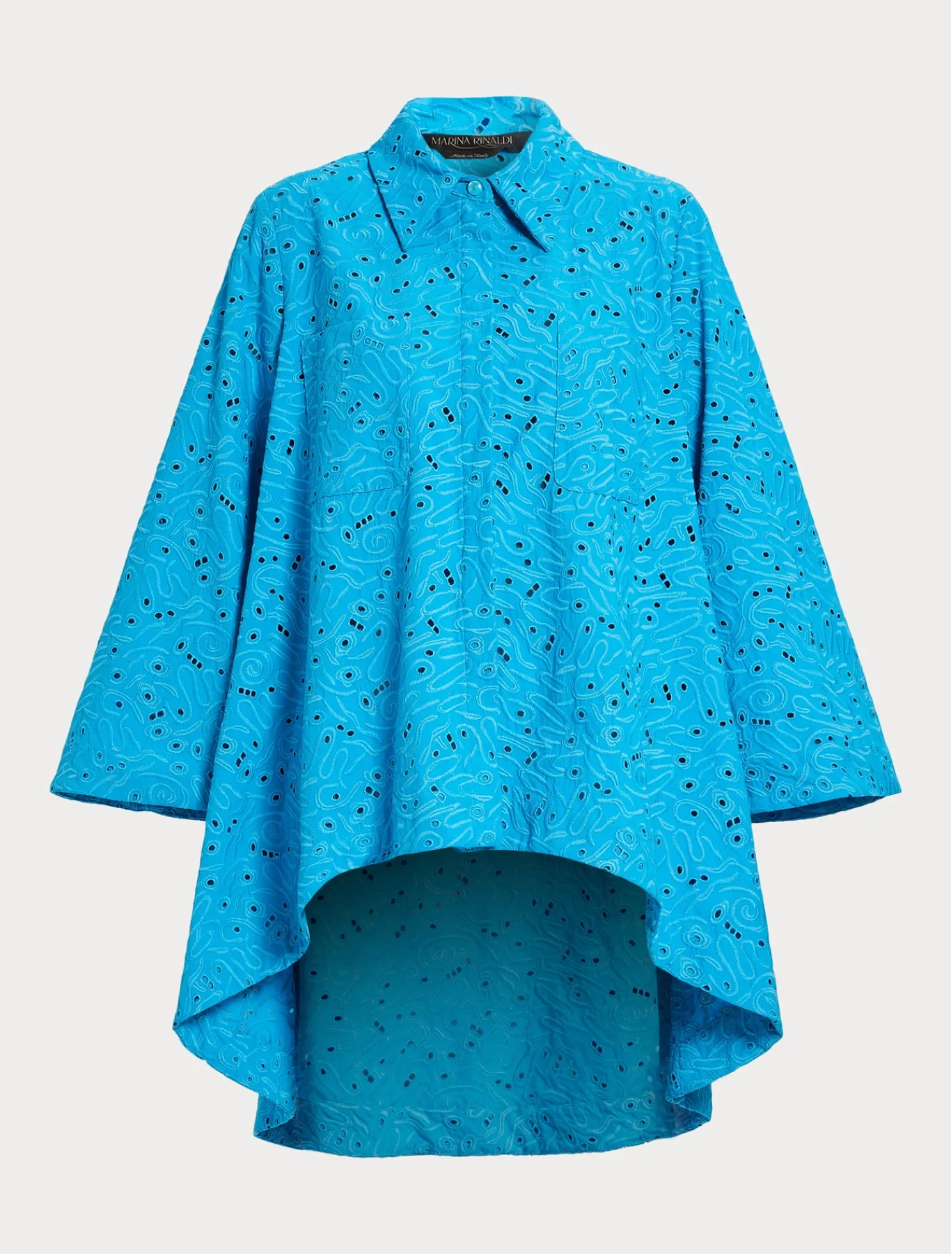 Marina Rinaldi Camicie & Bluse | Camicie & Bluse*Camicia in popeline sangallo TURCHESE