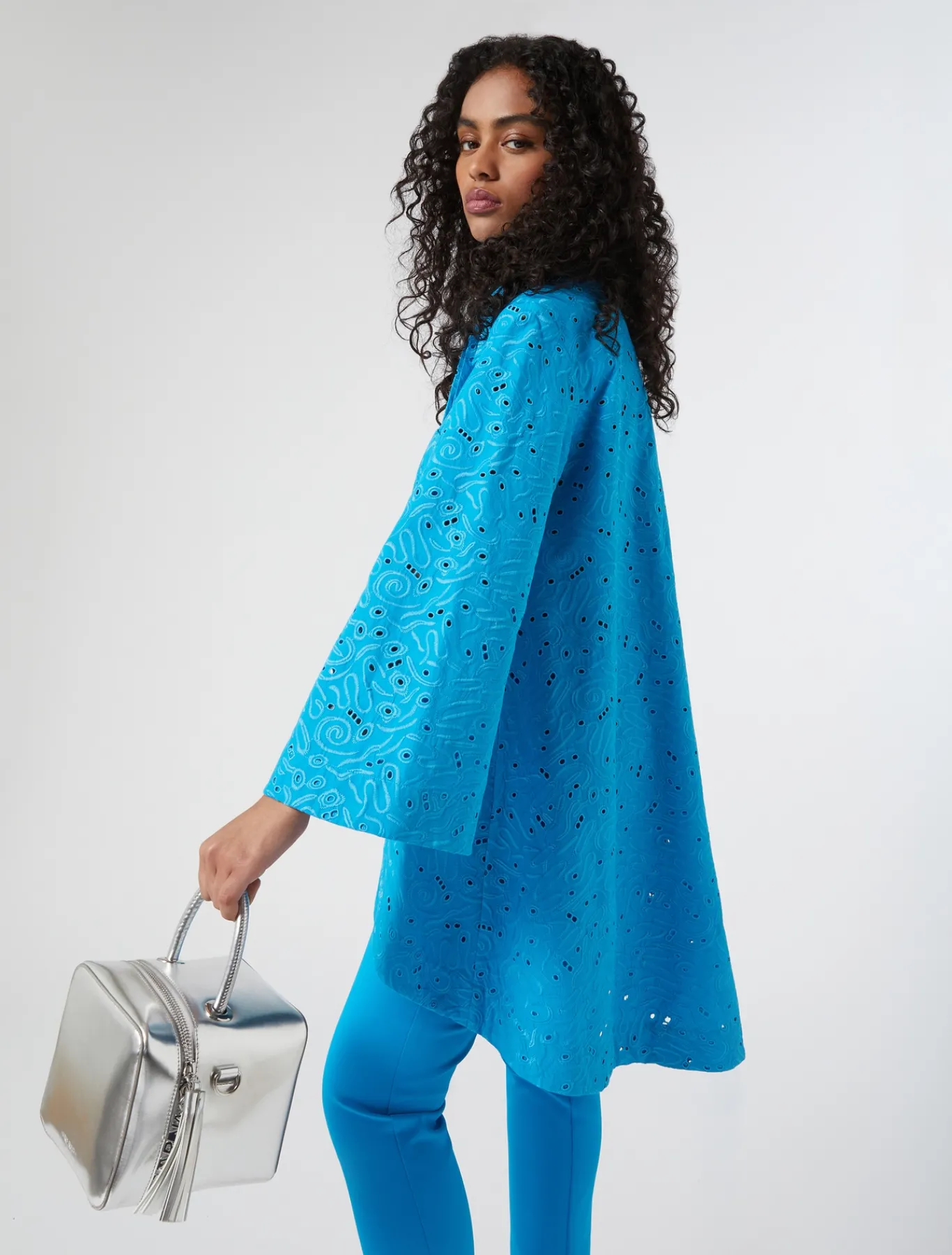 Marina Rinaldi Camicie & Bluse | Camicie & Bluse*Camicia in popeline sangallo TURCHESE