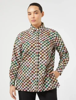 Marina Rinaldi Camicie & Bluse | Camicie & Bluse*Camicia in popeline stampato NERO