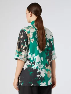 Marina Rinaldi Camicie & Bluse | Camicie & Bluse*Camicia in popeline stampato BIANCO