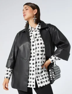 Marina Rinaldi Camicie & Bluse | Camicie & Bluse*Camicia in popeline stampato BIANCOOTTICO