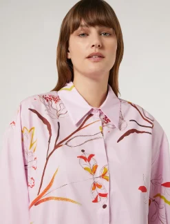 Marina Rinaldi Camicie & Bluse | Camicie & Bluse*Camicia in popeline stampato ROSA