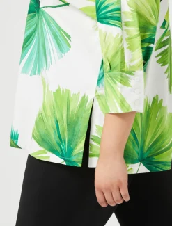 Marina Rinaldi Camicie & Bluse | Camicie & Bluse*Camicia in popeline stampato BIANCO