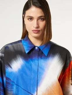 Marina Rinaldi Camicie & Bluse | Camicie & Bluse*Camicia in popeline stampato BIANCO