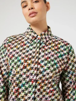 Marina Rinaldi Camicie & Bluse | Camicie & Bluse*Camicia in popeline stampato NERO
