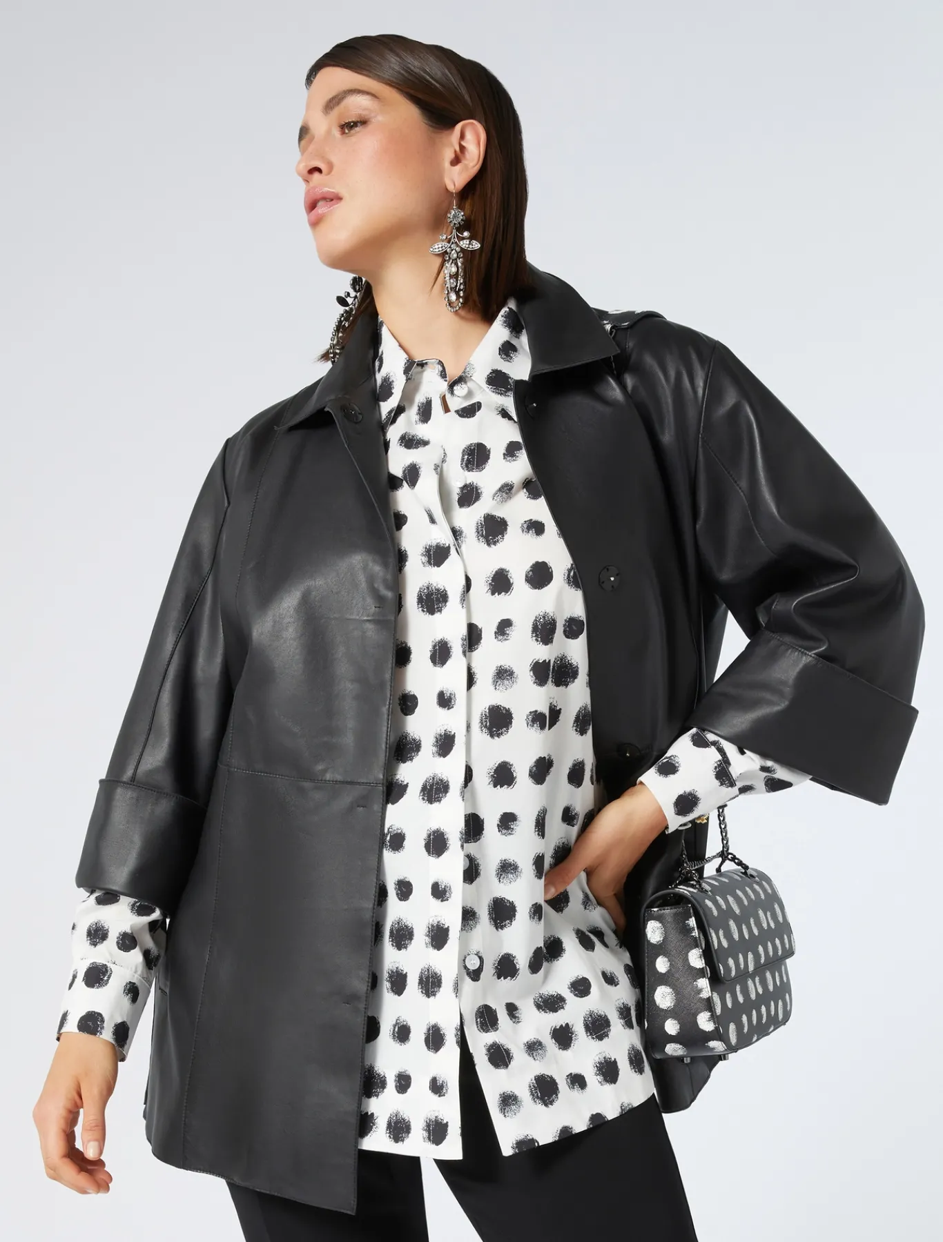 Marina Rinaldi Camicie & Bluse | Camicie & Bluse*Camicia in popeline stampato BIANCOOTTICO