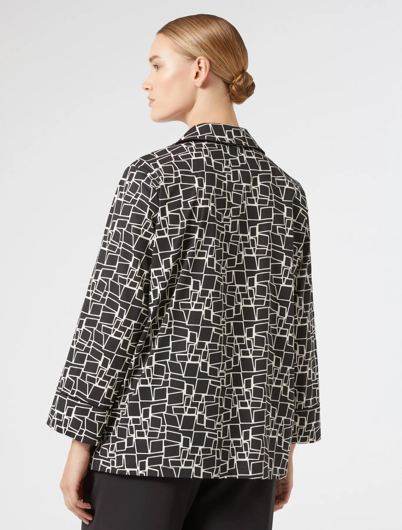 Marina Rinaldi Camicie & Bluse | Camicie & Bluse*Camicia in popeline stampato NERO