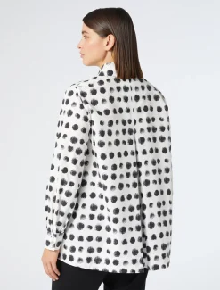 Marina Rinaldi Camicie & Bluse | Camicie & Bluse*Camicia in popeline stampato BIANCOOTTICO
