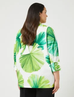 Marina Rinaldi Camicie & Bluse | Camicie & Bluse*Camicia in popeline stampato BIANCO