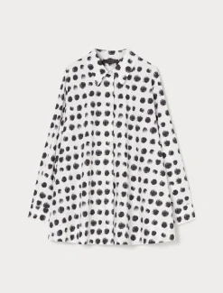 Marina Rinaldi Camicie & Bluse | Camicie & Bluse*Camicia in popeline stampato BIANCOOTTICO