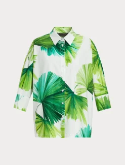 Marina Rinaldi Camicie & Bluse | Camicie & Bluse*Camicia in popeline stampato BIANCO