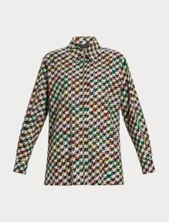 Marina Rinaldi Camicie & Bluse | Camicie & Bluse*Camicia in popeline stampato NERO