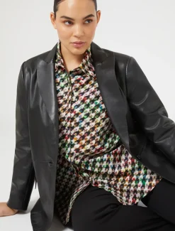 Marina Rinaldi Camicie & Bluse | Camicie & Bluse*Camicia in popeline stampato NERO