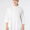 Marina Rinaldi Camicie & Bluse | Camicie & Bluse*Camicia in popeline stretch BIANCOOTTICO