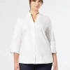Marina Rinaldi Camicie & Bluse | Camicie & Bluse*Camicia in popeline stretch BIANCOOTTICO