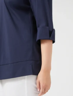 Marina Rinaldi Camicie & Bluse | Camicie & Bluse*Camicia in popeline stretch BLUETTE