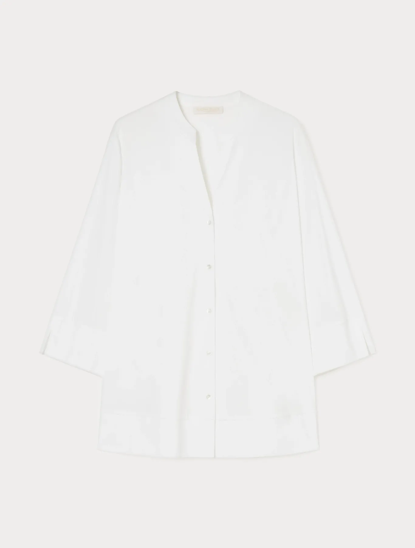 Marina Rinaldi Camicie & Bluse | Camicie & Bluse*Camicia in popeline stretch BIANCOOTTICO