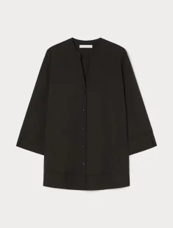 Marina Rinaldi Camicie & Bluse | Camicie & Bluse*Camicia in popeline stretch NERO