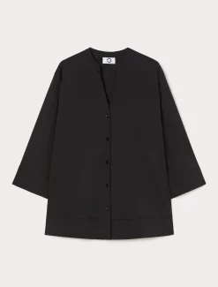 Marina Rinaldi Camicie & Bluse | Camicie & Bluse*Camicia in popeline stretch NERO