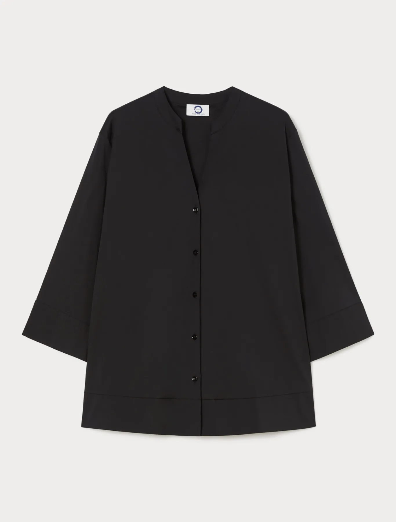 Marina Rinaldi Camicie & Bluse | Camicie & Bluse*Camicia in popeline stretch NERO