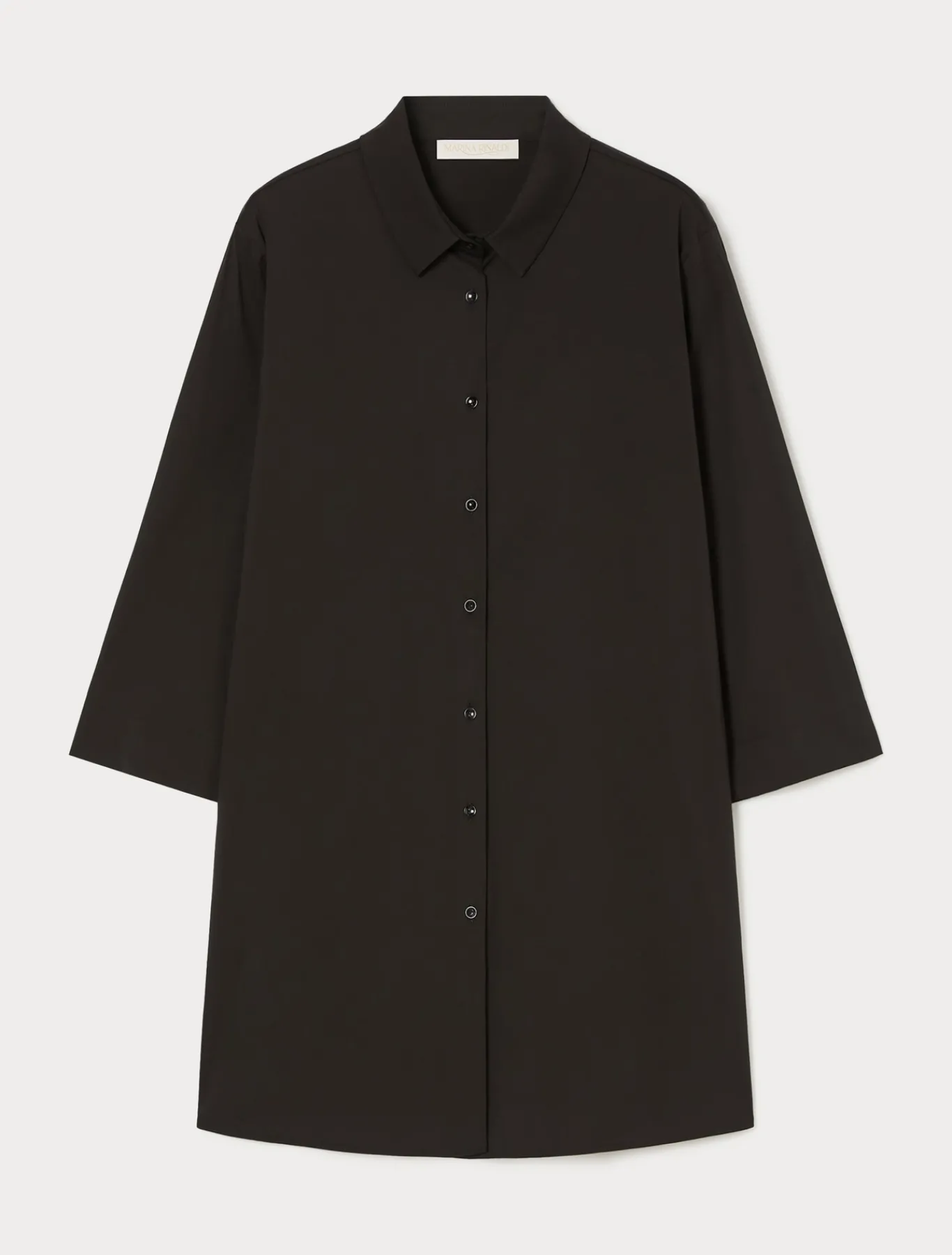 Marina Rinaldi Camicie & Bluse | Camicie & Bluse*Camicia in popeline stretch NERO