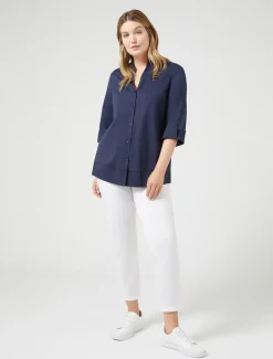 Marina Rinaldi Camicie & Bluse | Camicie & Bluse*Camicia in popeline stretch BLUETTE
