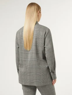Marina Rinaldi Camicie & Bluse | Camicie & Bluse*Camicia in Principe di Galles NERO