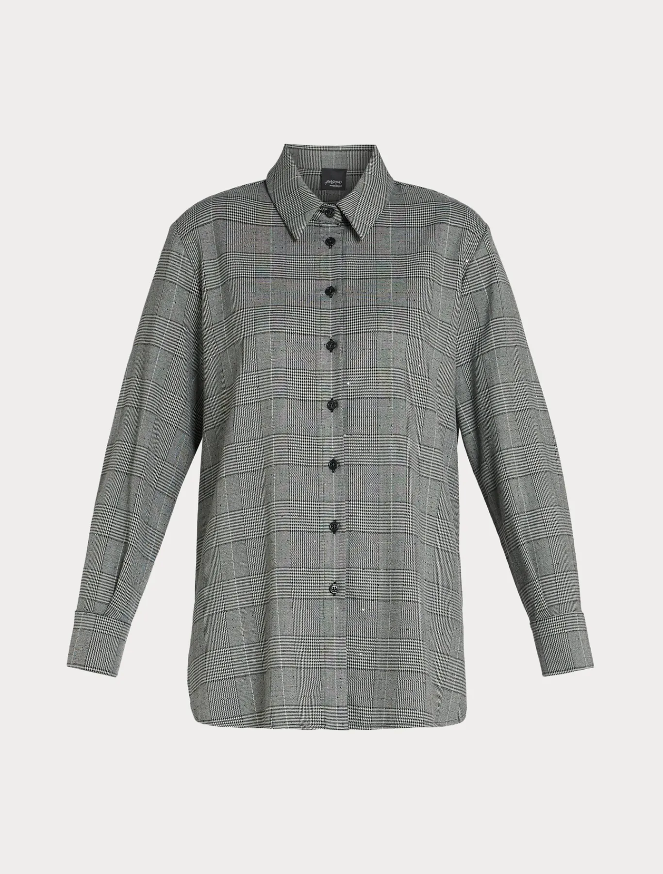 Marina Rinaldi Camicie & Bluse | Camicie & Bluse*Camicia in Principe di Galles NERO