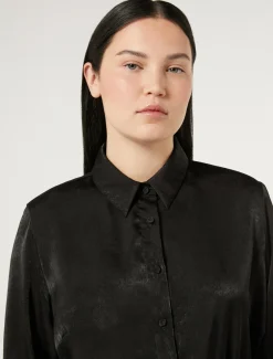 Marina Rinaldi Camicie & Bluse | Camicie & Bluse*Camicia in raso NERO