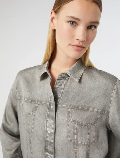 Marina Rinaldi Camicie & Bluse | Camicie & Bluse*Camicia in raso GRIGIOMEDIO