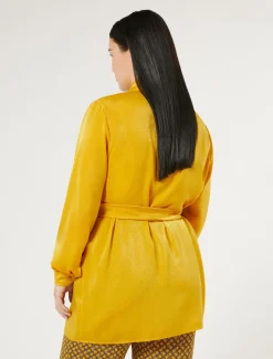 Marina Rinaldi Camicie & Bluse | Camicie & Bluse*Camicia in raso SENAPE