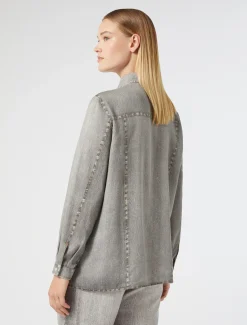 Marina Rinaldi Camicie & Bluse | Camicie & Bluse*Camicia in raso GRIGIOMEDIO