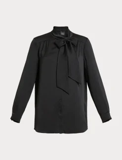 Marina Rinaldi Camicie & Bluse | Camicie & Bluse*Camicia in raso NERO