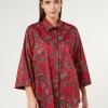 Marina Rinaldi Camicie & Bluse | Camicie & Bluse*Camicia in raso di cotone ROSSO