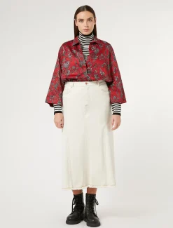 Marina Rinaldi Camicie & Bluse | Camicie & Bluse*Camicia in raso di cotone ROSSO