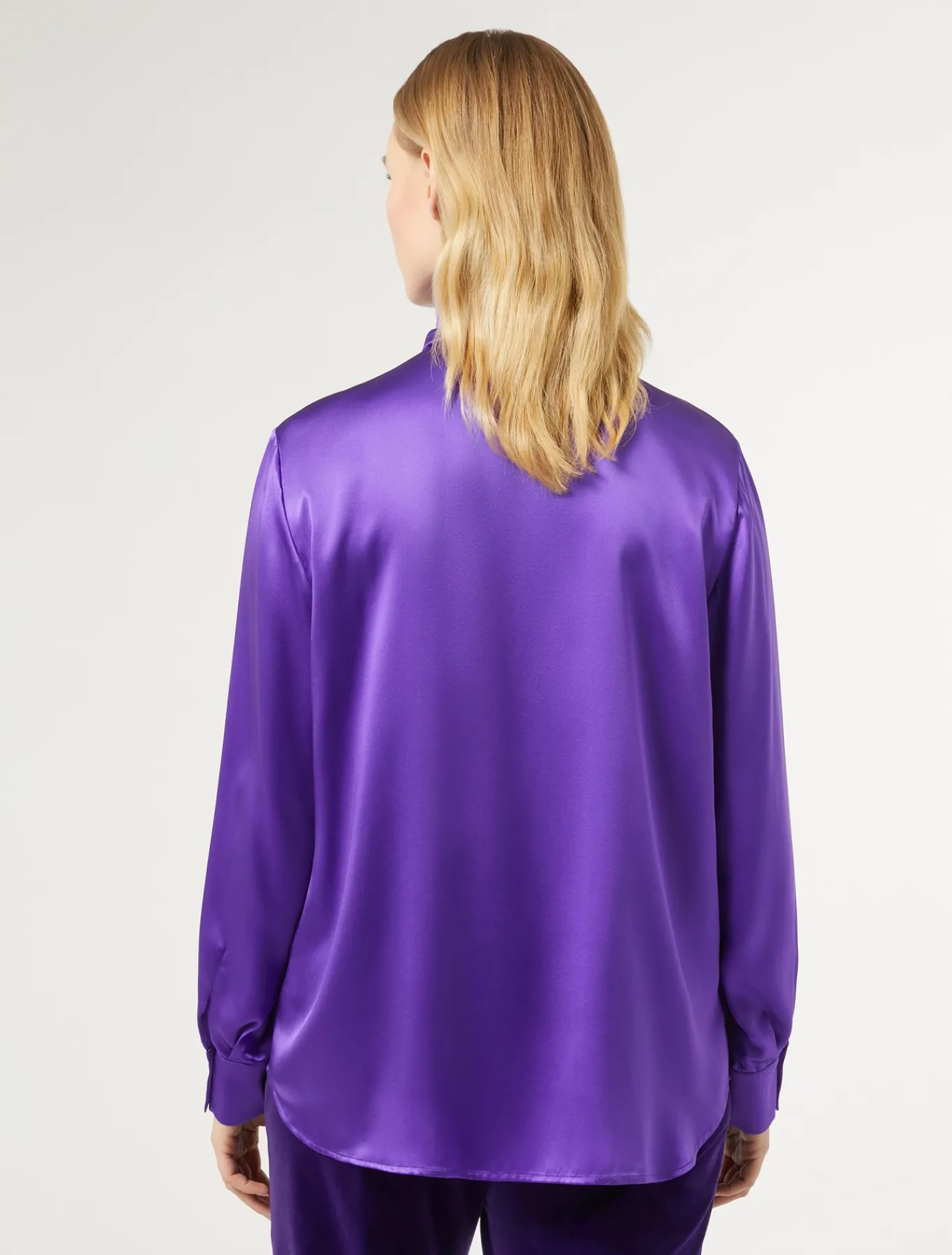 Marina Rinaldi Camicie & Bluse | Camicie & Bluse*Camicia in raso di seta VIOLA