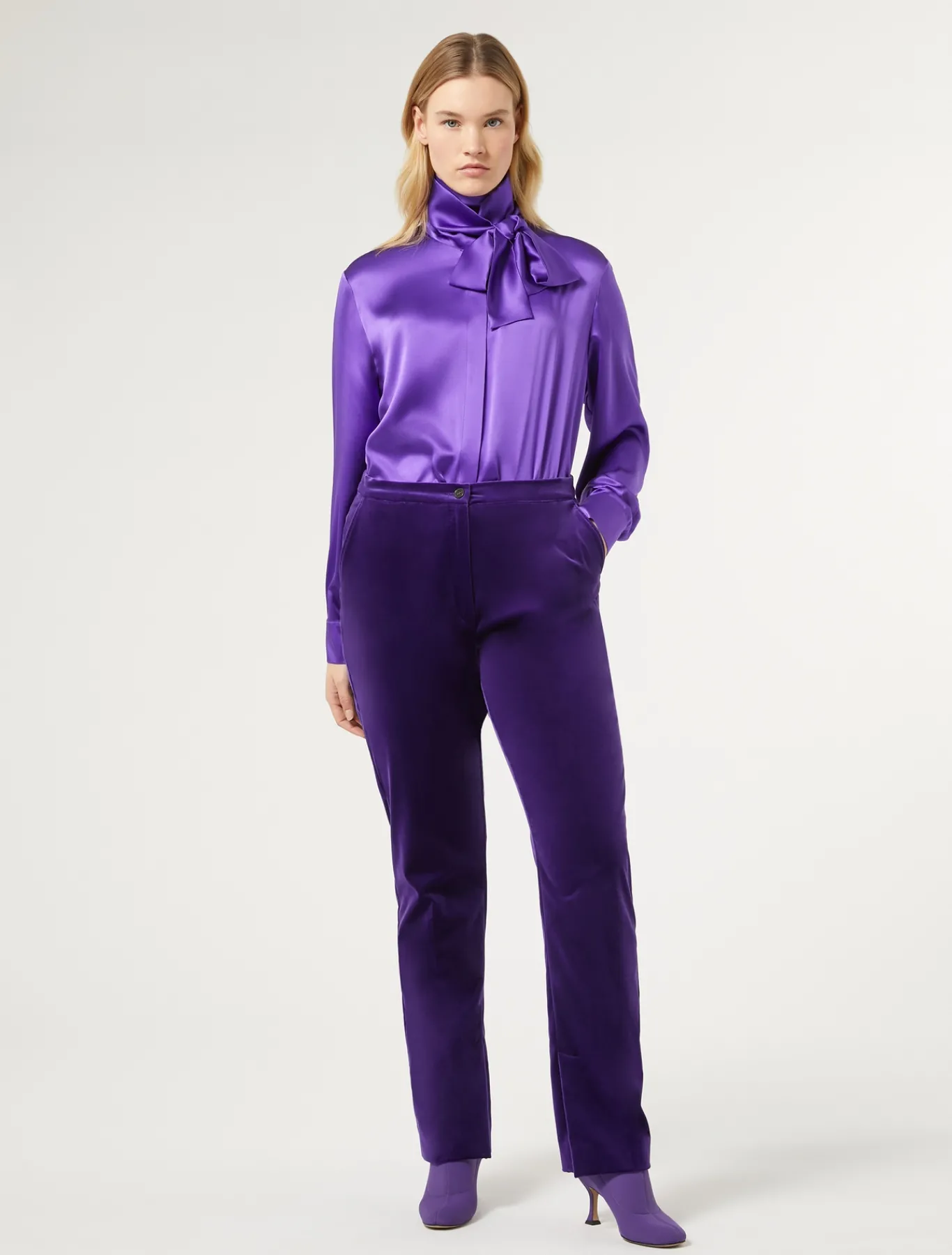 Marina Rinaldi Camicie & Bluse | Camicie & Bluse*Camicia in raso di seta VIOLA