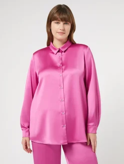 Marina Rinaldi Camicie & Bluse | Camicie & Bluse*Camicia in raso fluido ROSAANTICO