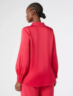 Marina Rinaldi Bluse | Camicie & Bluse*Camicia in satin leggero FUXIA