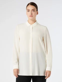 Marina Rinaldi Camicie & Bluse | Camicie & Bluse*Camicia in seta BIANCO