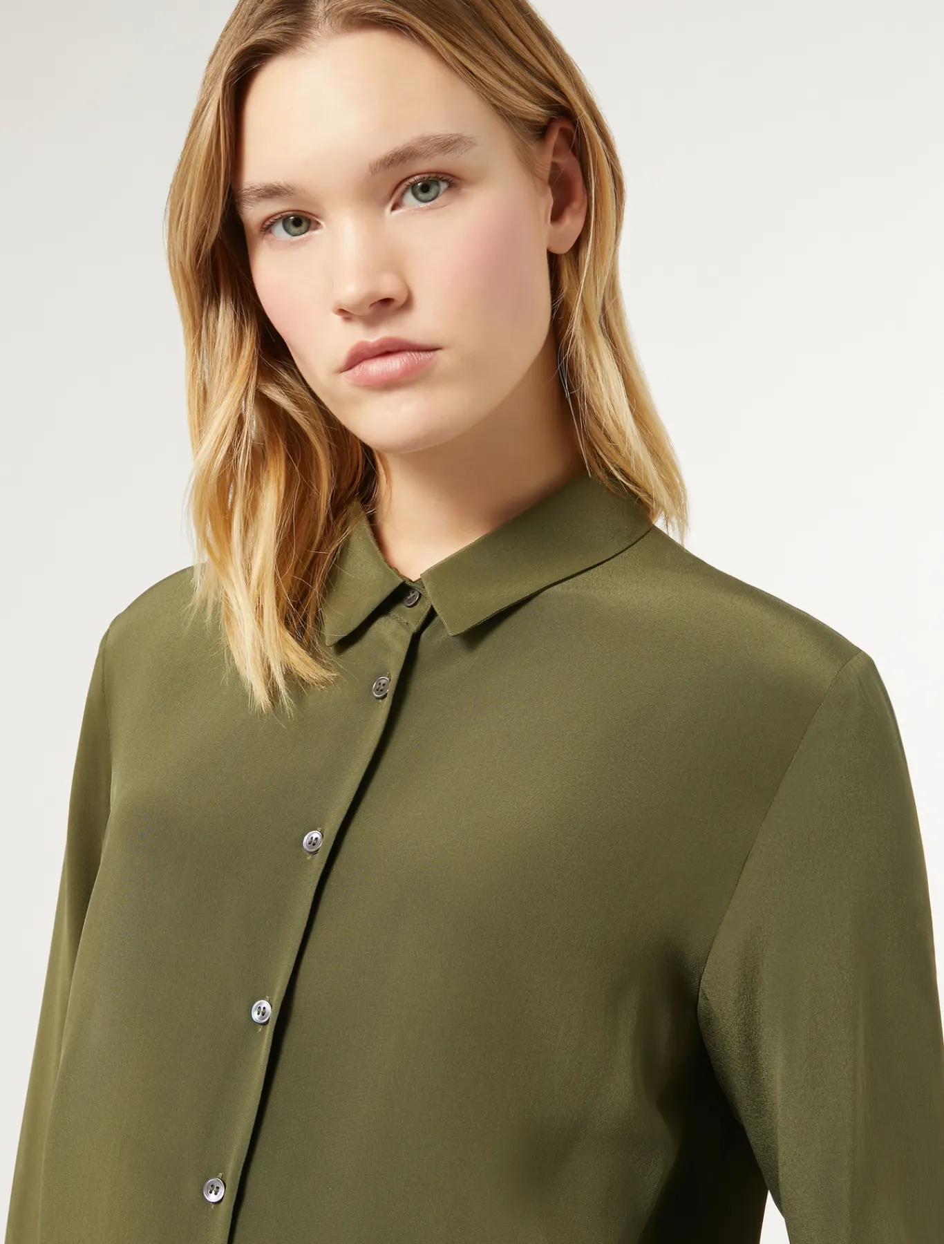 Marina Rinaldi Camicie & Bluse | Camicie & Bluse*Camicia in seta VERDE