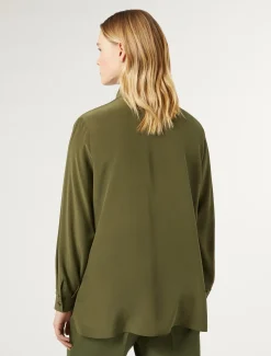 Marina Rinaldi Camicie & Bluse | Camicie & Bluse*Camicia in seta VERDE