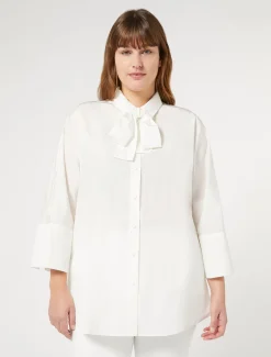 Marina Rinaldi Camicie & Bluse | Camicie & Bluse*Camicia in taffetà BIANCO