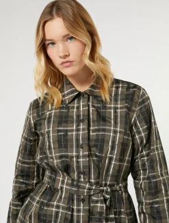 Marina Rinaldi Camicie & Bluse | Camicie & Bluse*Camicia in taffettà jacquard VERDEKAKI