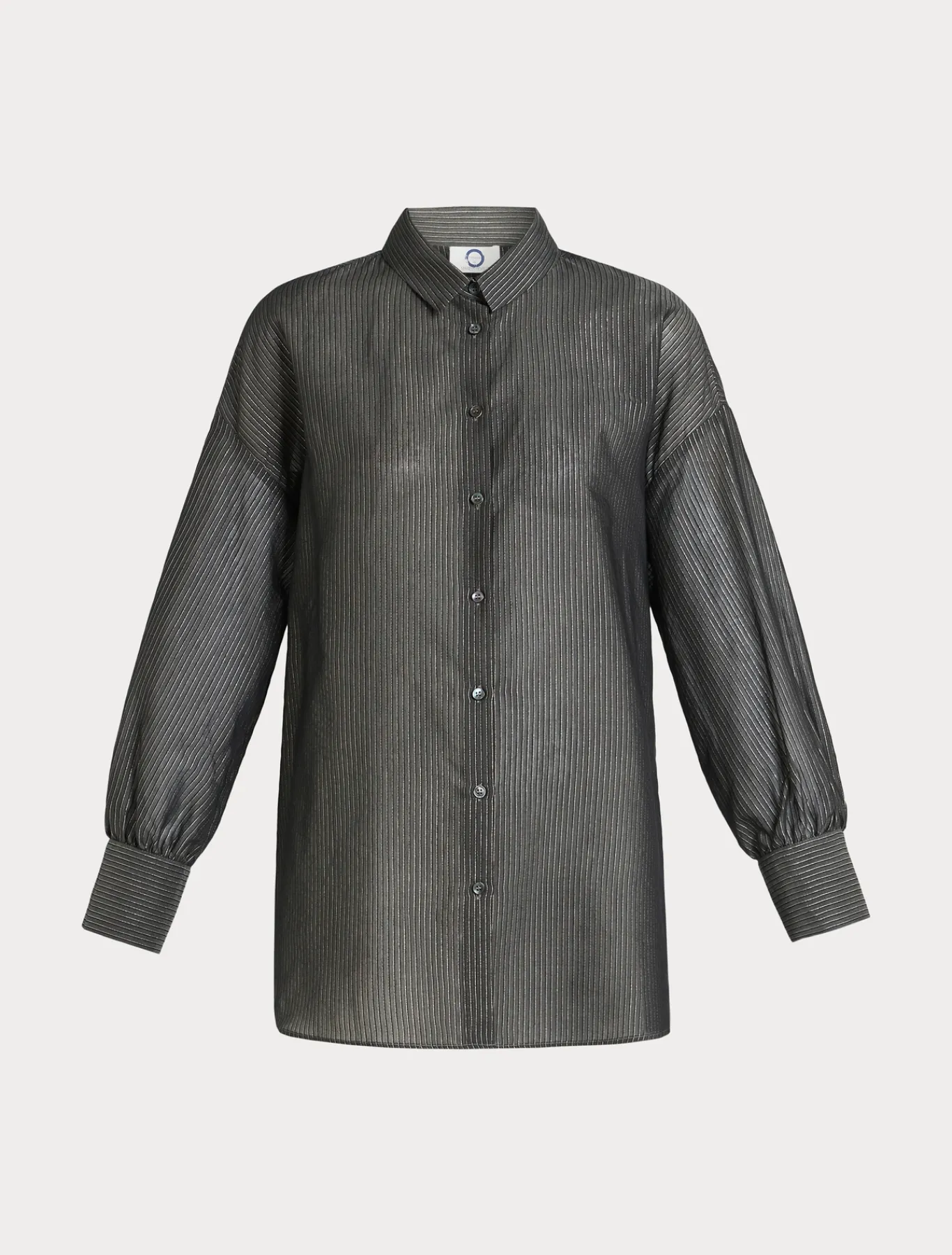 Marina Rinaldi Camicie & Bluse | Camicie & Bluse*Camicia in tela di cotone e seta GRIGIOSCURO